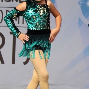 Girls dance costume